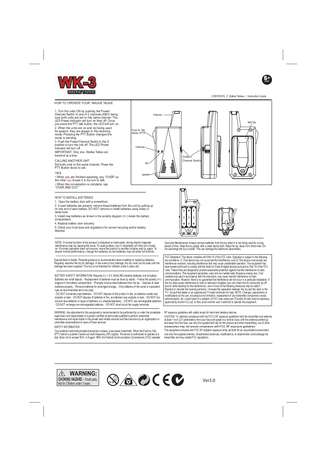 Acctron AC00020 Users Manual