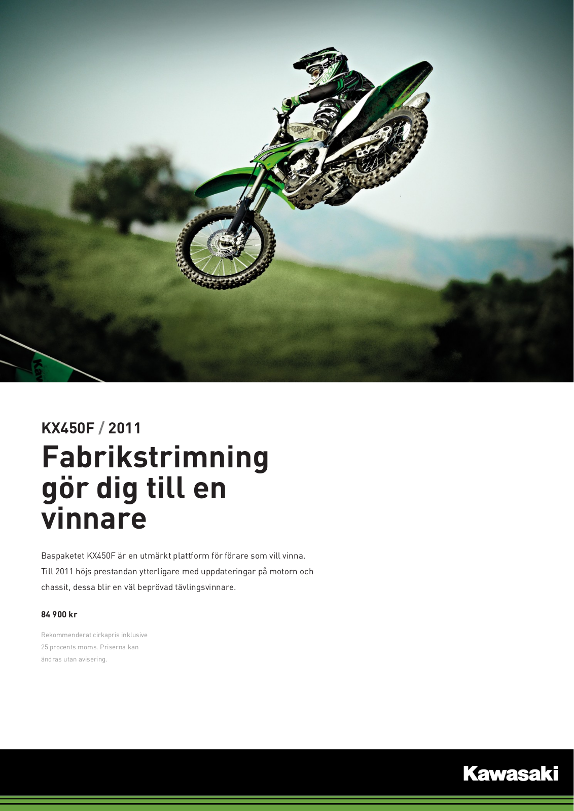 Kawasaki KX 450F Brochure