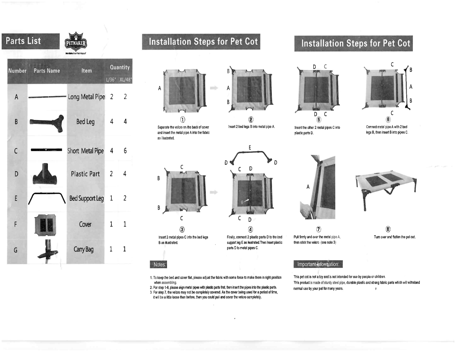 Petmaker OBZQ1000 Installation & Assembly - ManualMachine.com