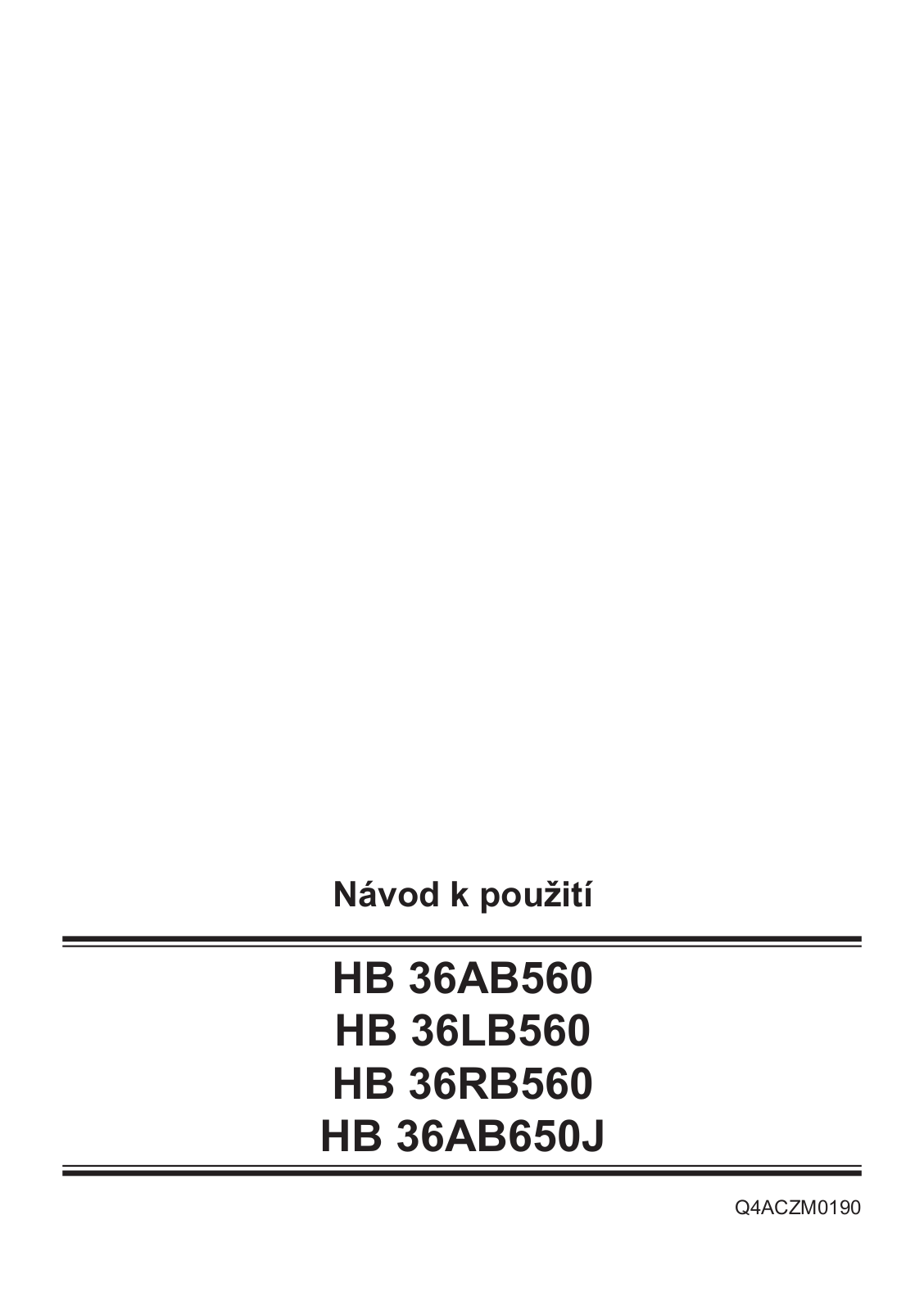 Siemens HB 36RB560, HB 36AB560, HB 36AB650J, HB 36LB560 User Manual