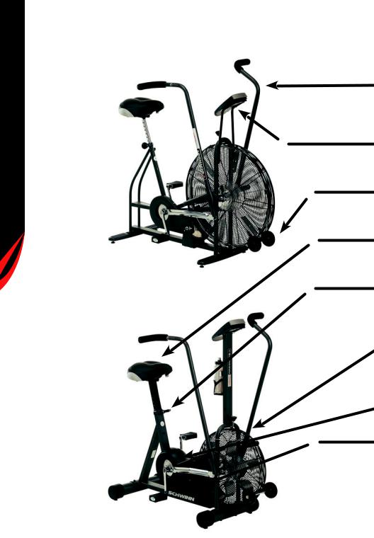 Schwinn Airdyne Evolution Comp Exercise Bike, Evolution Comp Exercise Bike, Airdyne Exercise Bike Owner's Manual