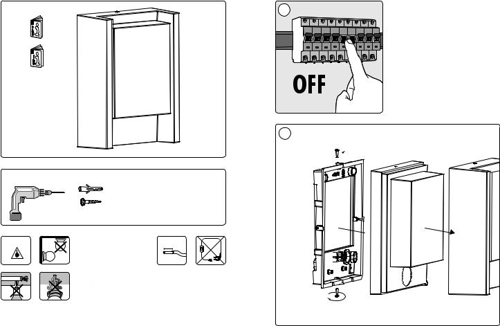 Philips Fuzo buitenwandlamp rechthoek User manual