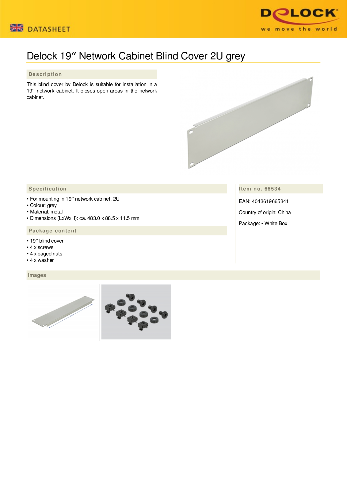 DELOCK 66534 Datasheet - ManualMachine.com