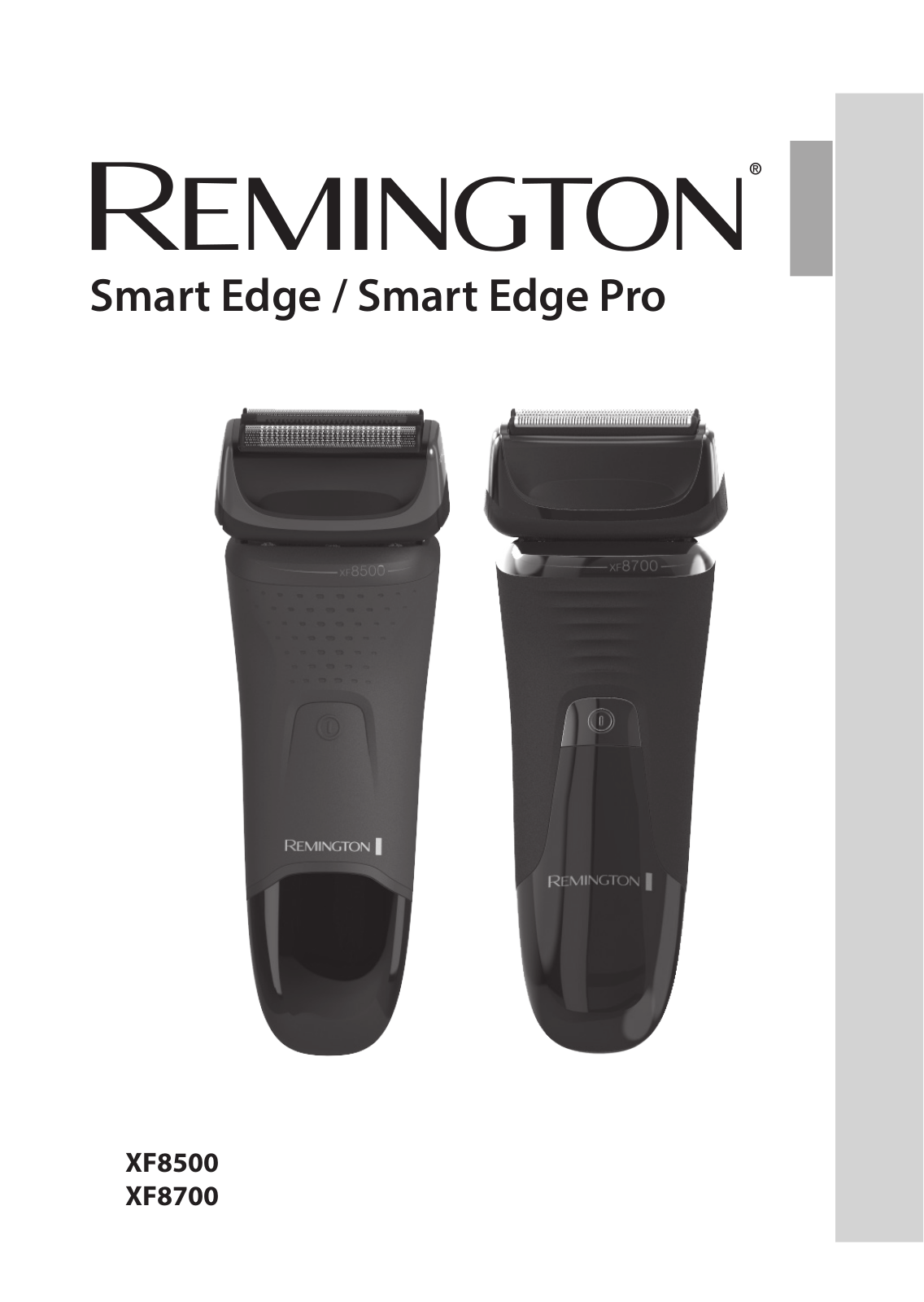 Remington XF8700 User Manual