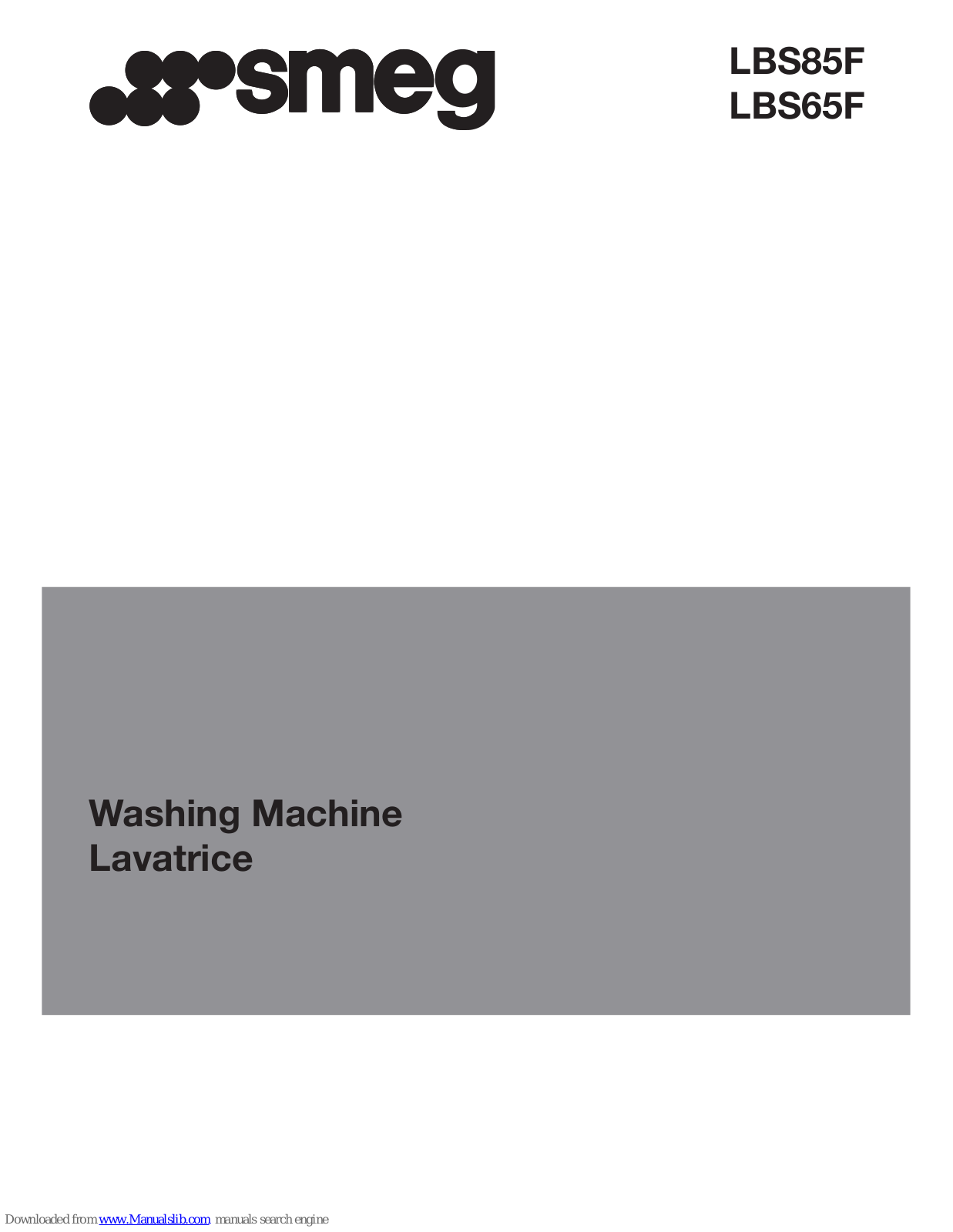 Smeg LBS65F,LBS85F User Manual