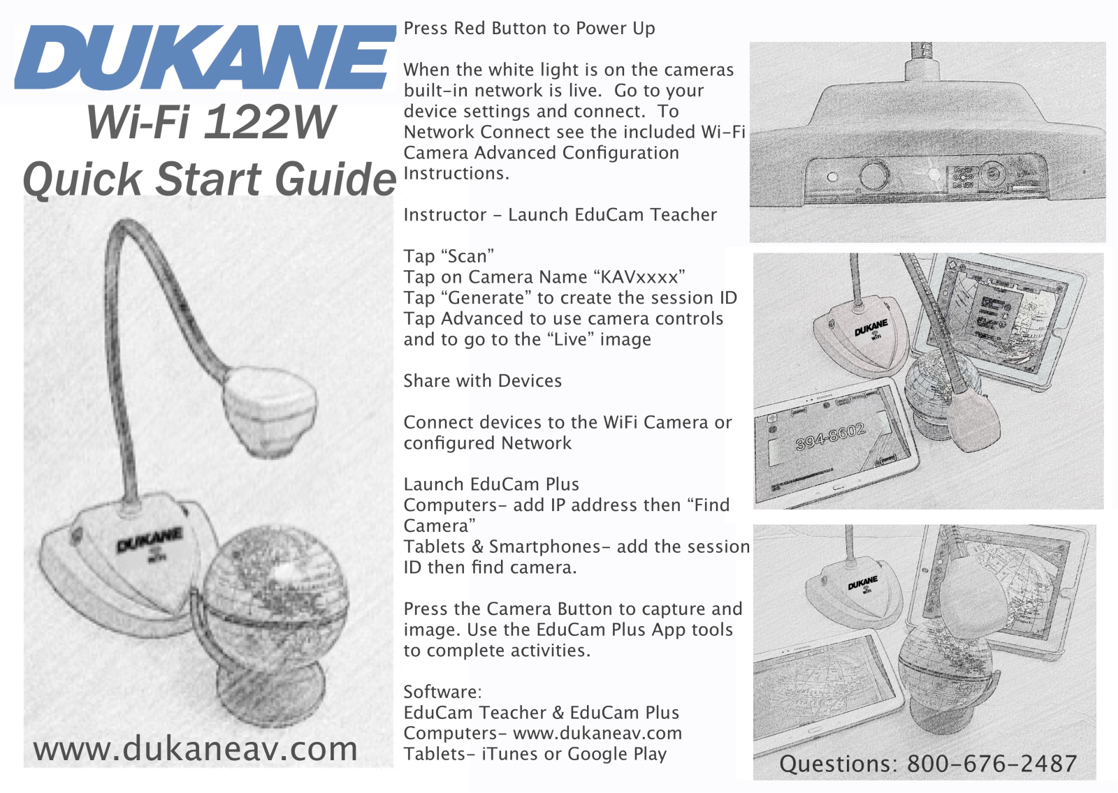 Dukane 122W Quick Start Guide