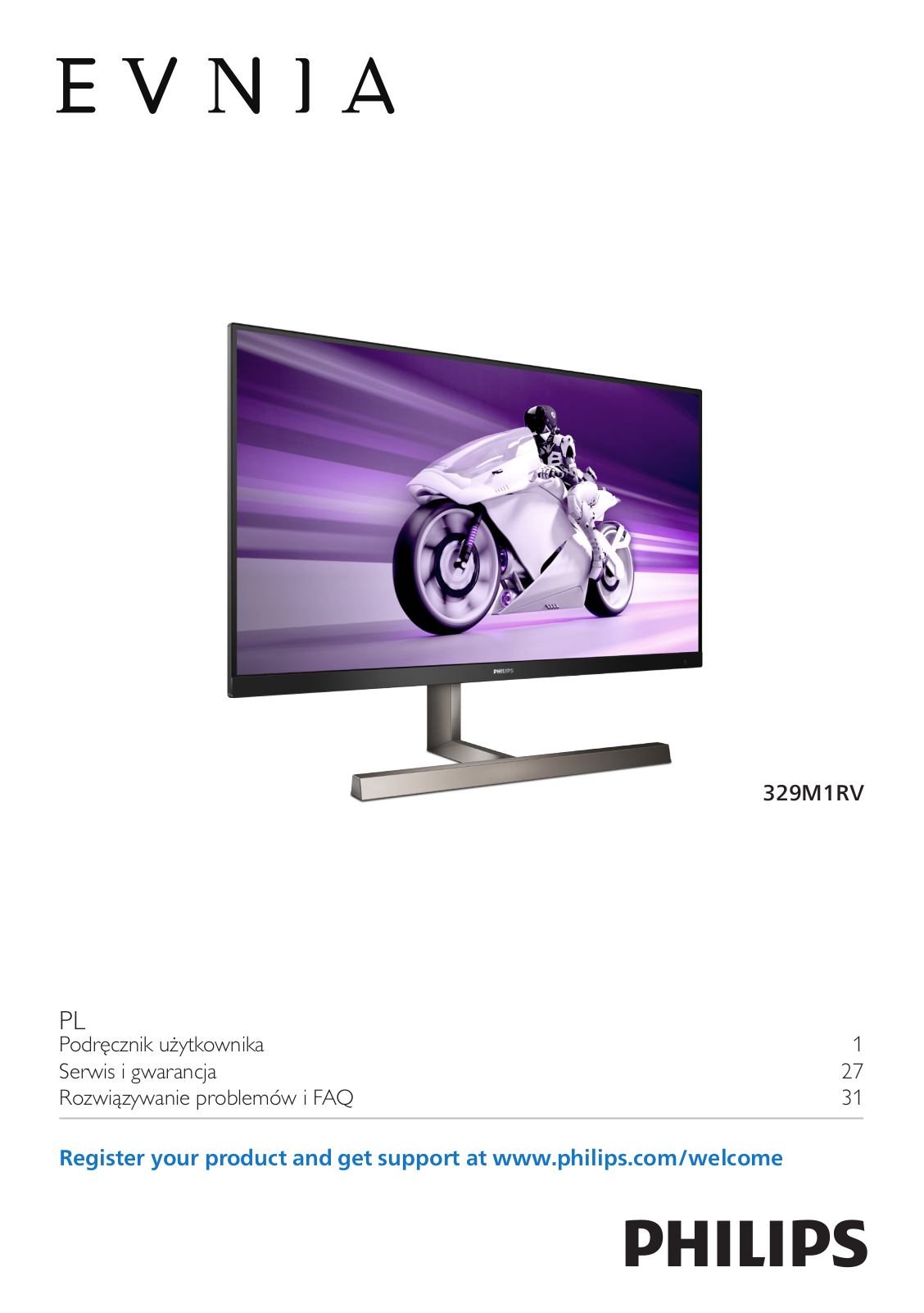 PHILIPS 329M1RV User guide - ManualMachine.com
