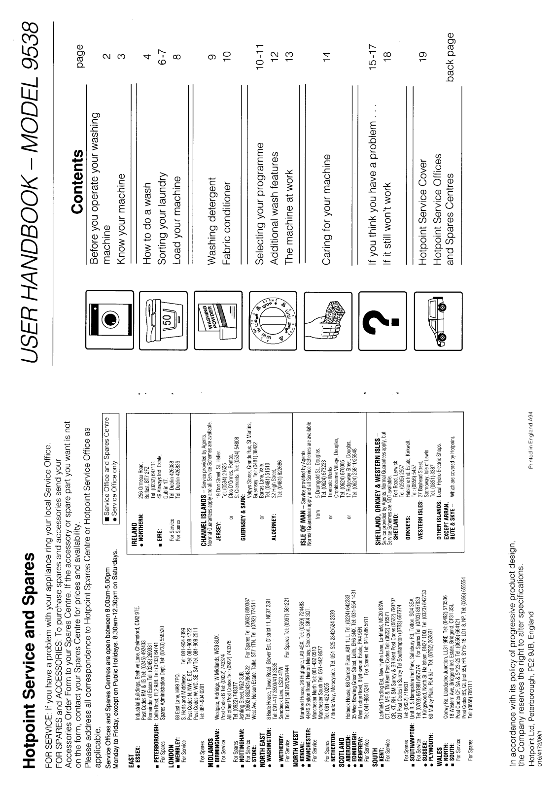 Hotpoint-Ariston HB9538 User Manual