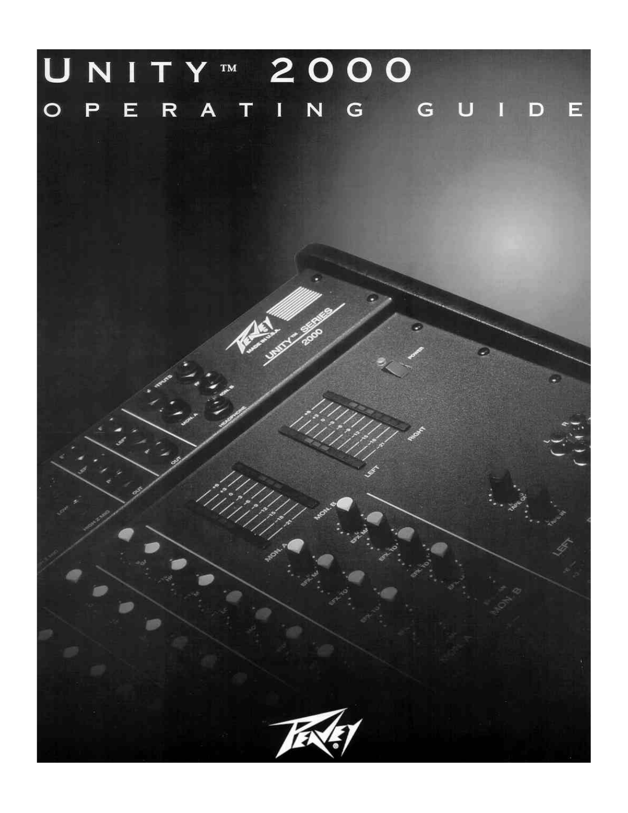 Peavey UNITY 2000 Operating guide