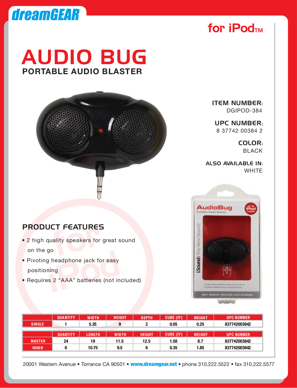 Isound AUDIO BUG User Manual