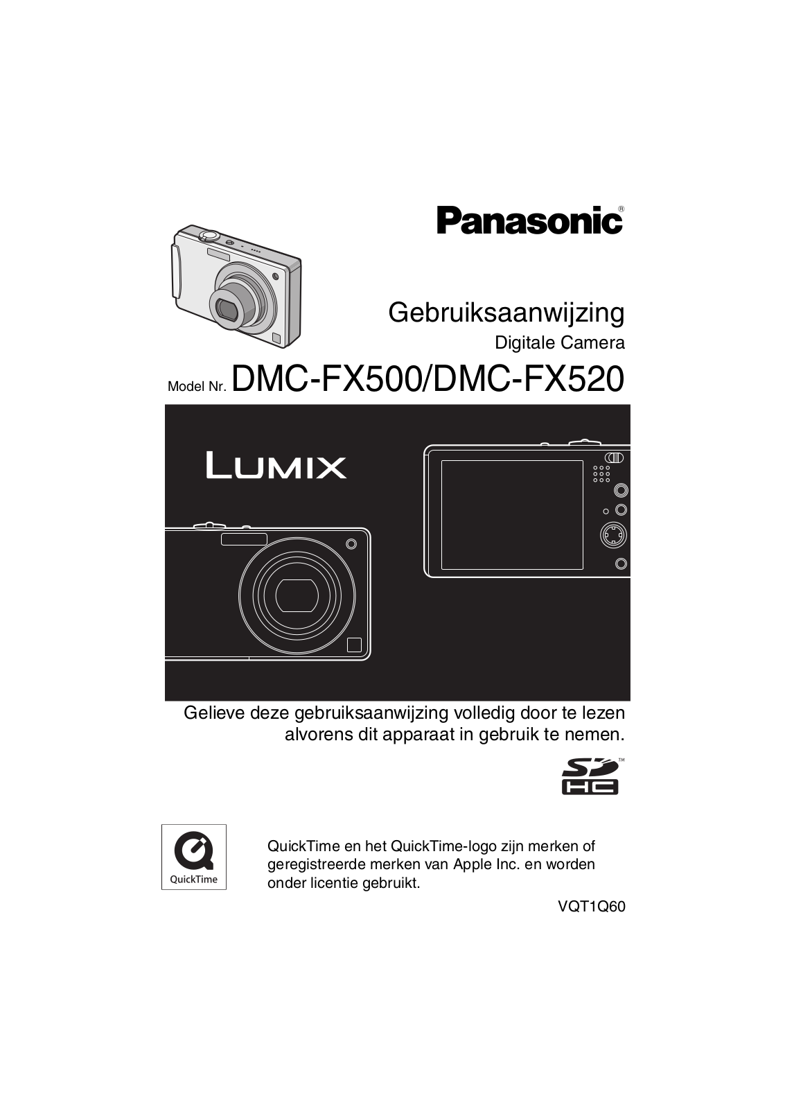 Panasonic LUMIX DMC-FX520, LUMIX DMC-FX500 User Manual