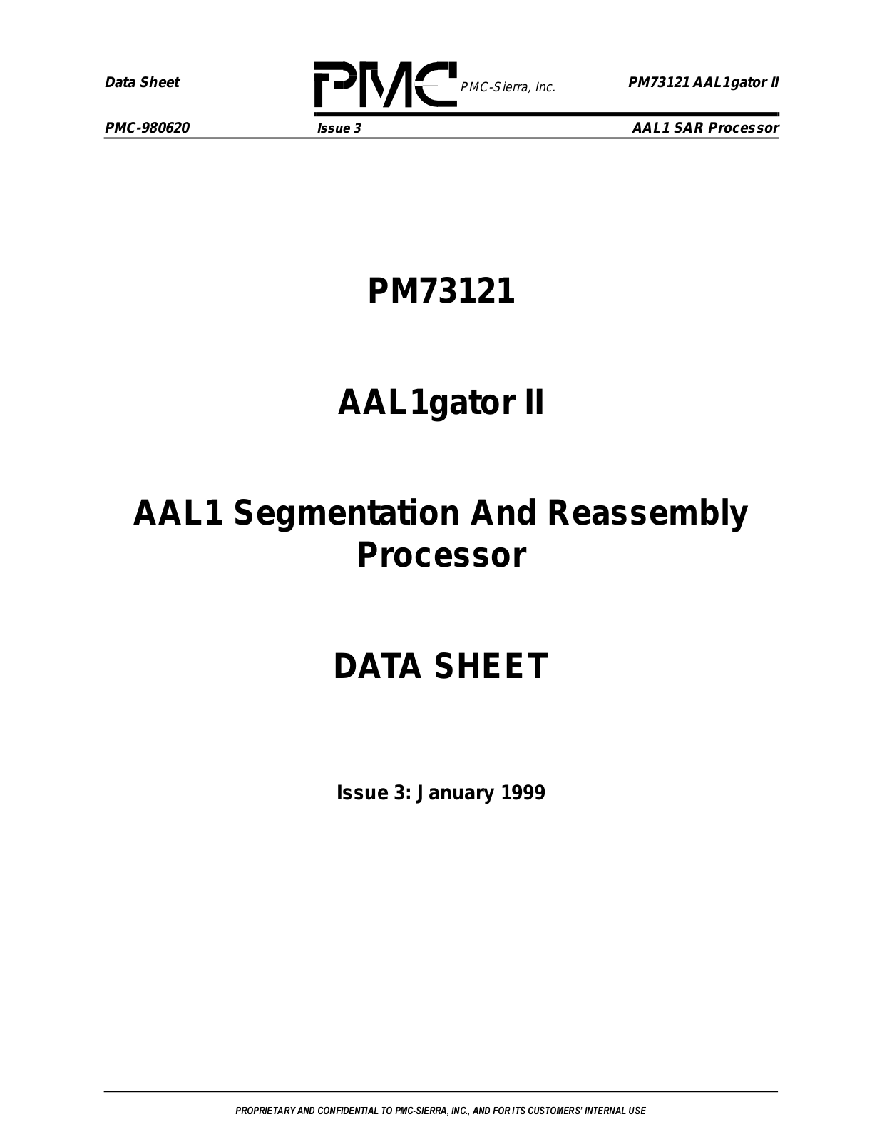 PMC PM73121-RI Datasheet