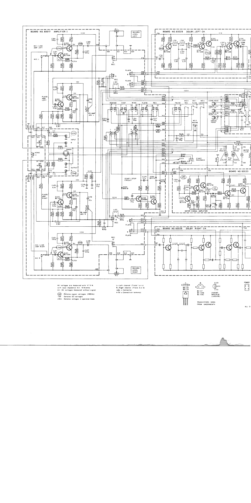 Tandberg TCD-300 Schematic