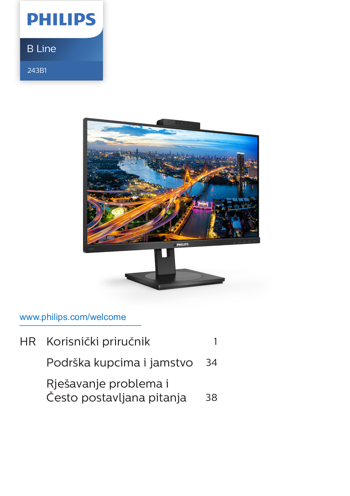Philips 243B1JH/01, 243B1JH/00 User Guide - ManualMachine.com
