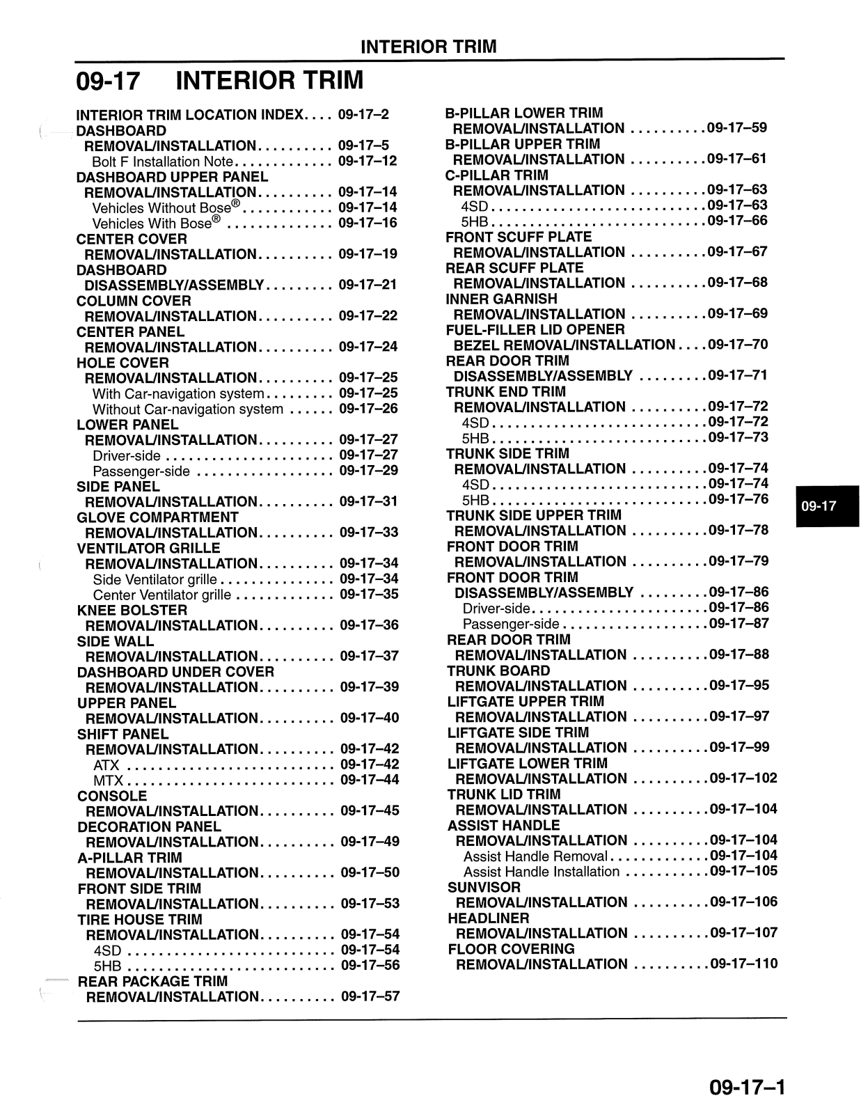 Mazda 3 2010, 3 User Manual