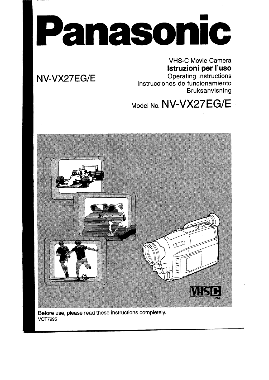 Panasonic NV-VX27EG Operating Instructions