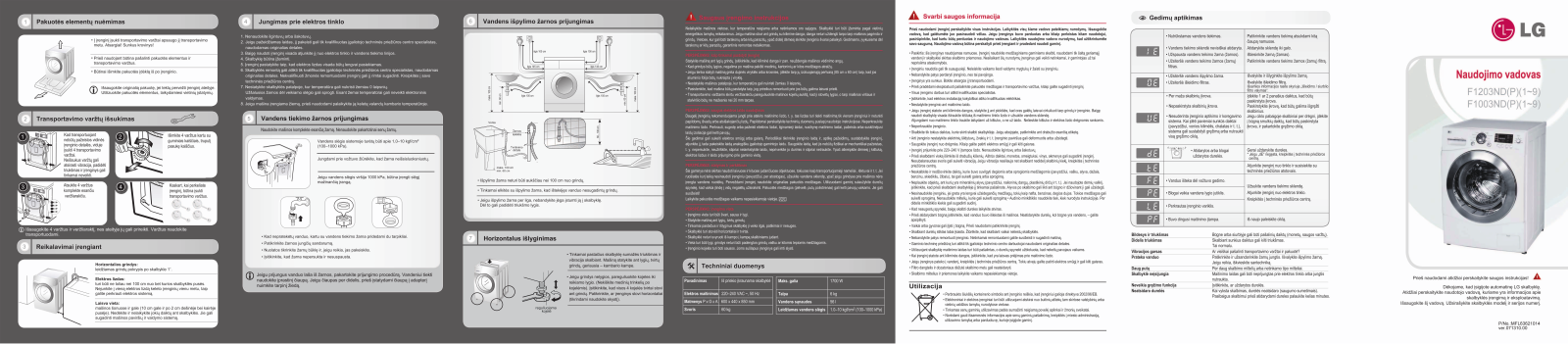 Lg F1203NDR User Manual