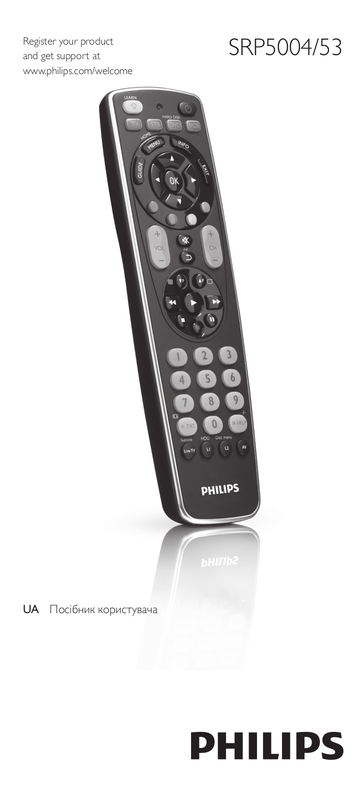 Philips SRP5004/87, SRP5004/53, SRP5004/86 user manual