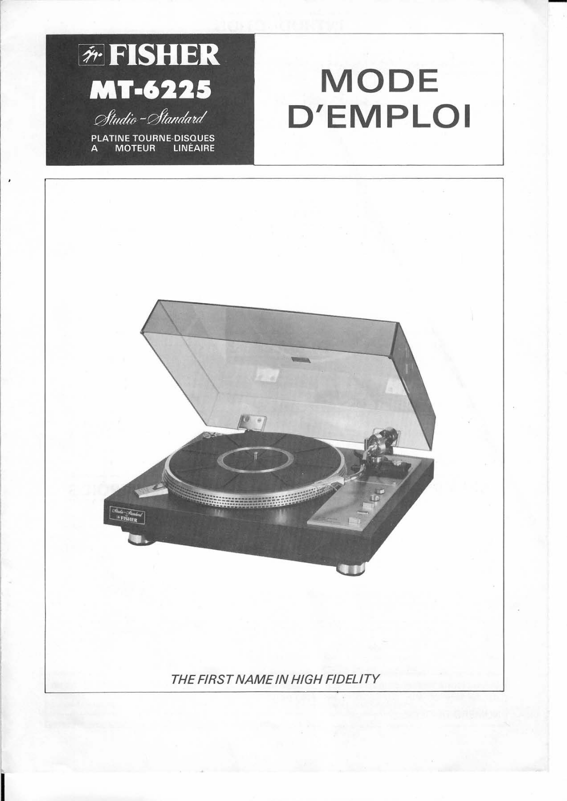 FISHER MT-6225 User Manual - ManualMachine.com