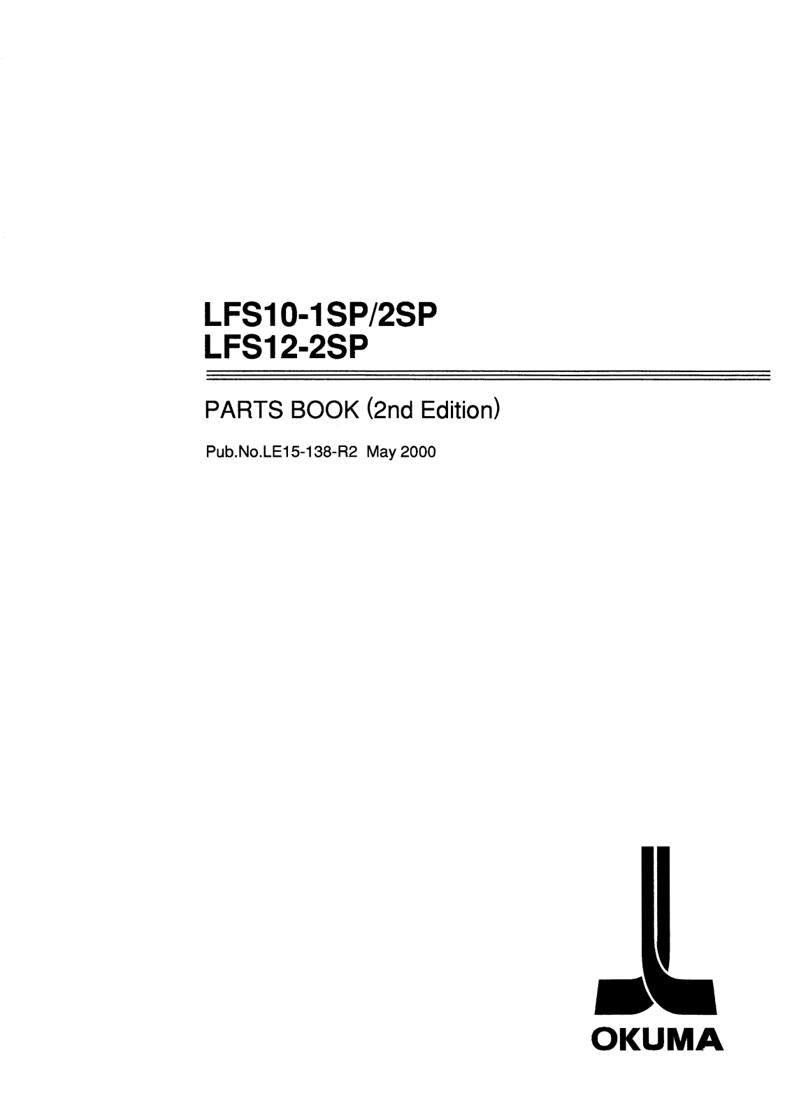 okuma LFS10-1SP, LFS12-2SP User Manual - ManualMachine.com