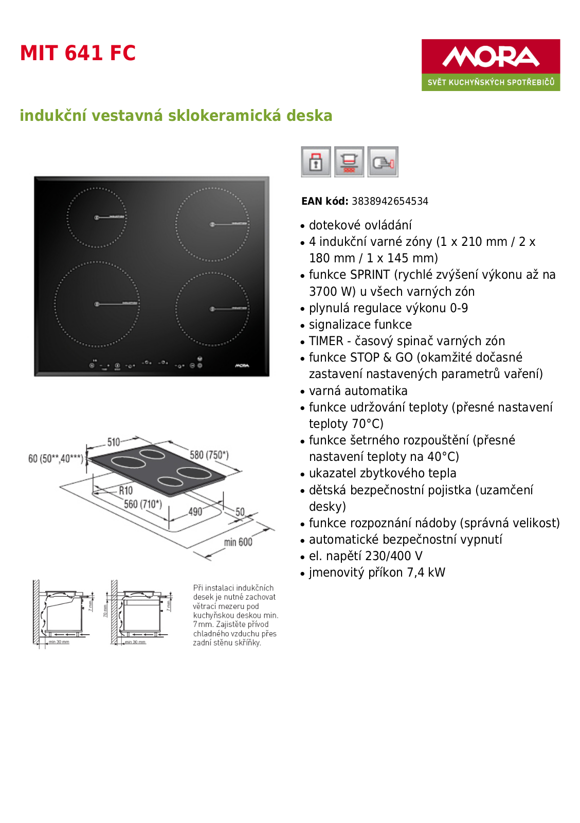 Mora MIT 641 FC User Manual