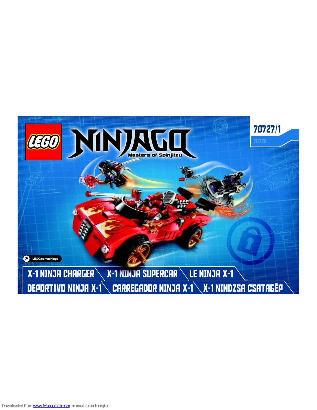 LEGO Ninjago 70727/1, FRIENDS, Ninjago 70600 Assembly Instructions Manual