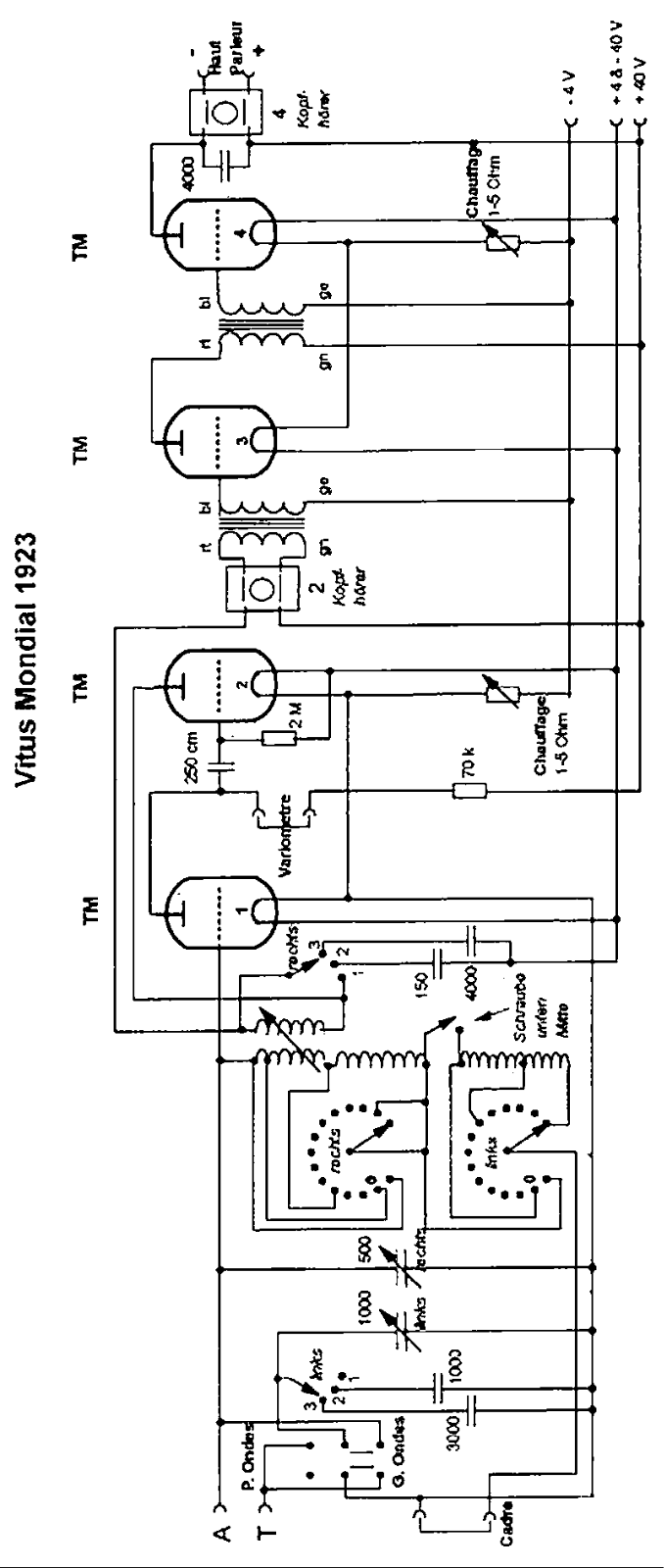 Vitus Mondial_1923 Schematic - ManualMachine.com