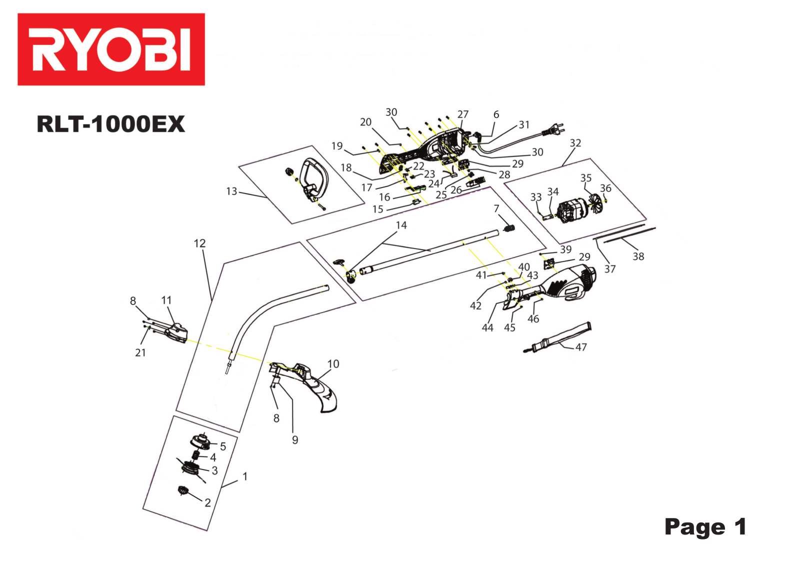 Ryobi RTL-1000EX User Manual