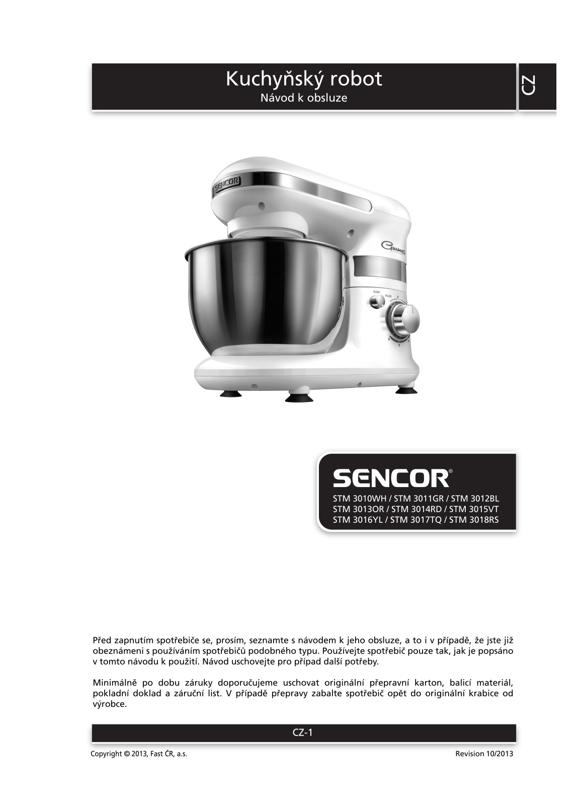 Sencor STM 3017TQ User Manual