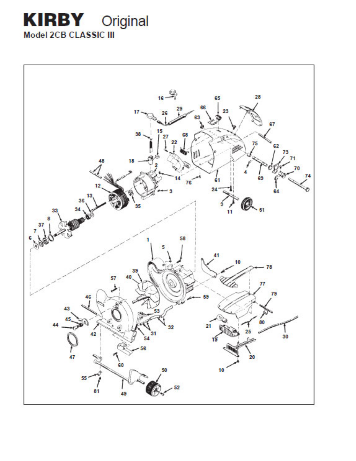 Kirby 2cb Classic Iii Owner's Manual