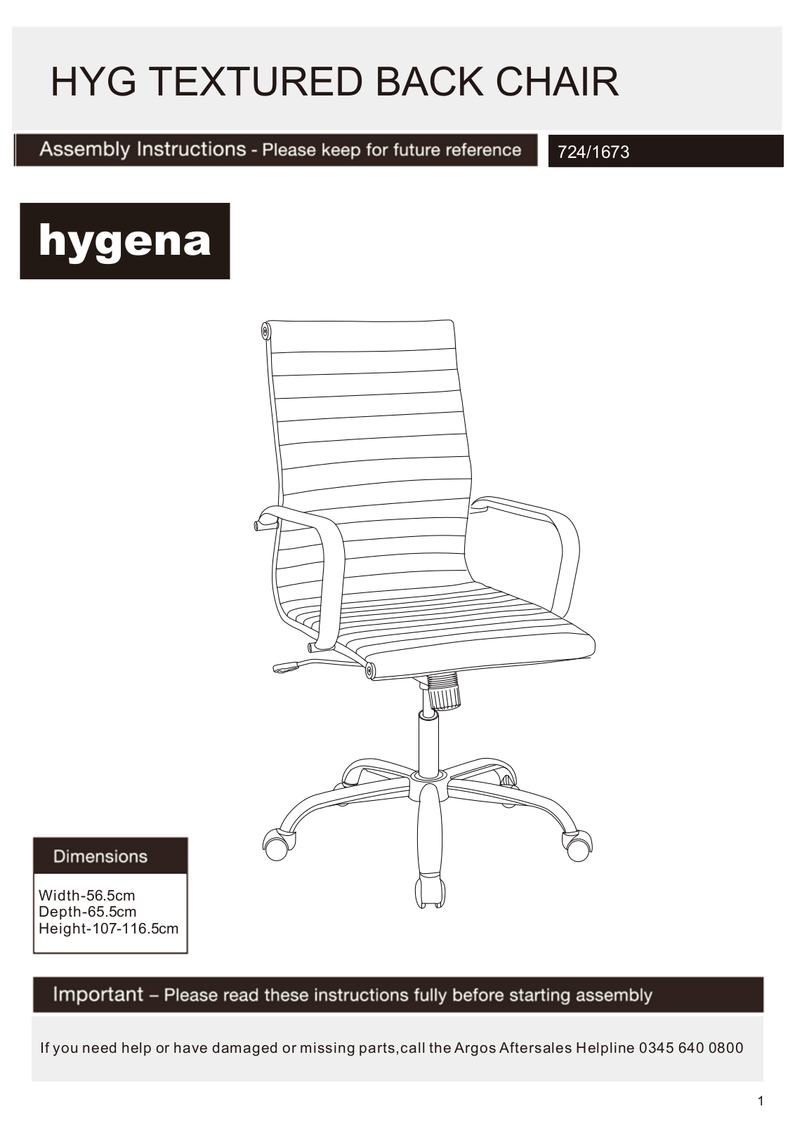 Hygena 7241673 Instruction manual