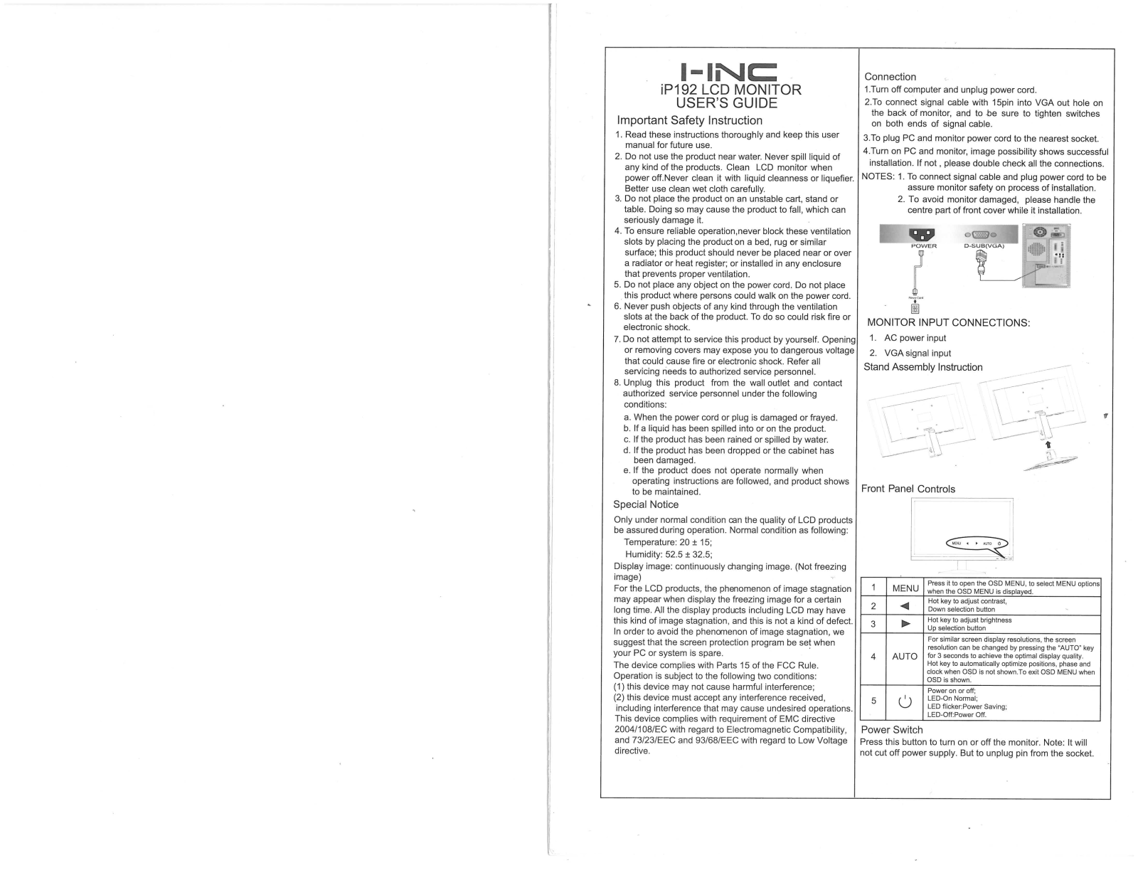 I-inc IP192 User Manual