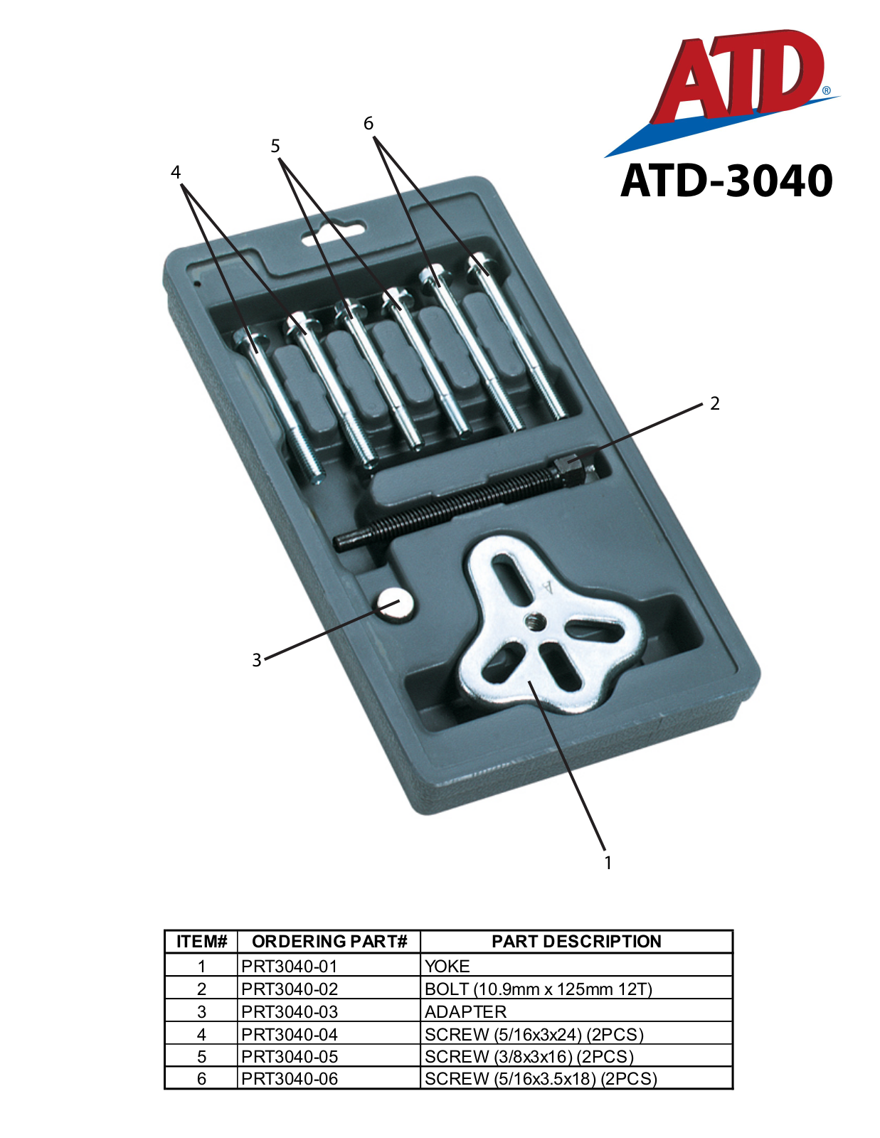 ATD Tools ATD-3040 User Manual - ManualMachine.com