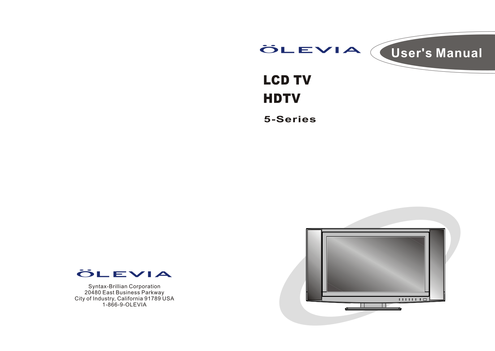 OLEVIA HD TV5 User Manual