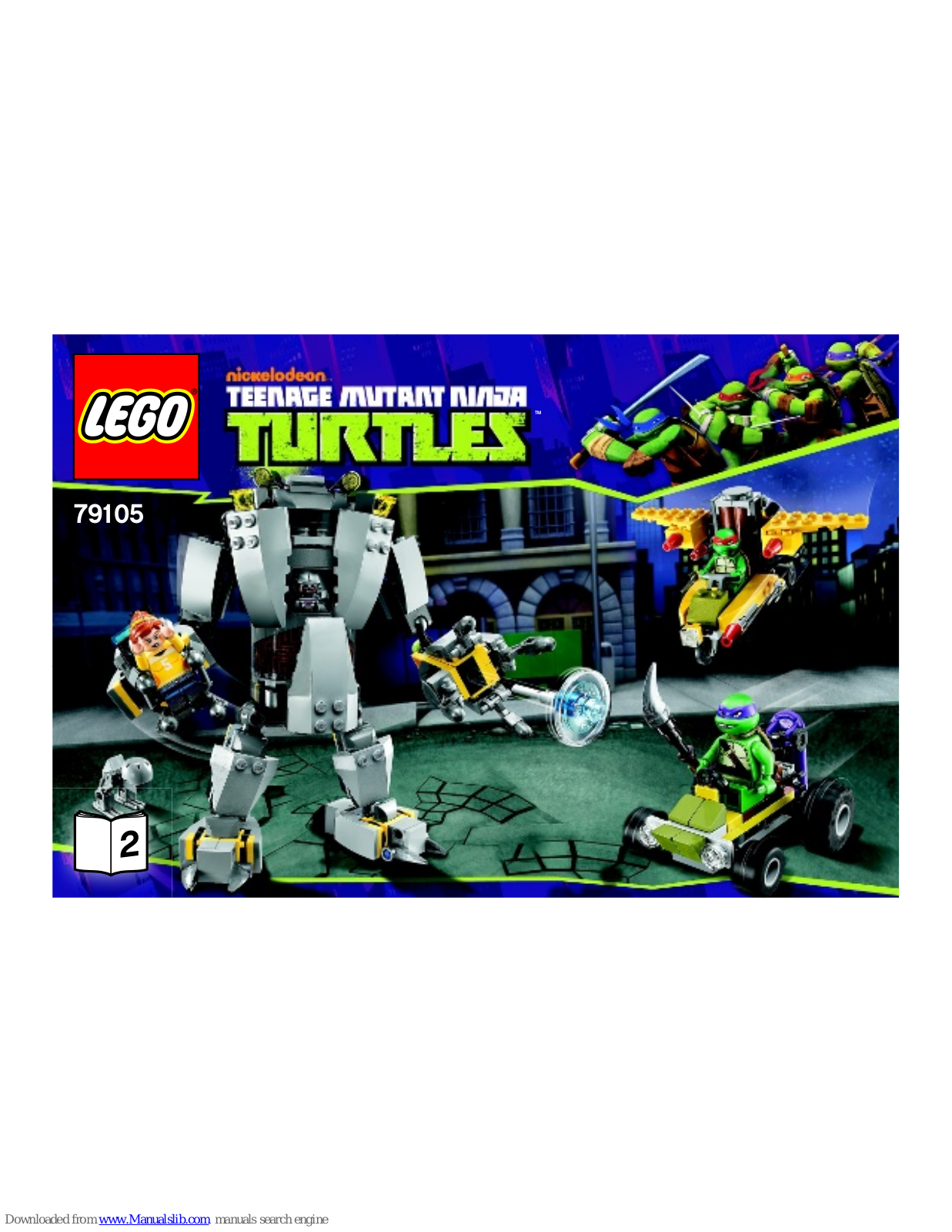 LEGO Turtels 79105, Teenage Mutant Ninja Turtles 79105 Assembly