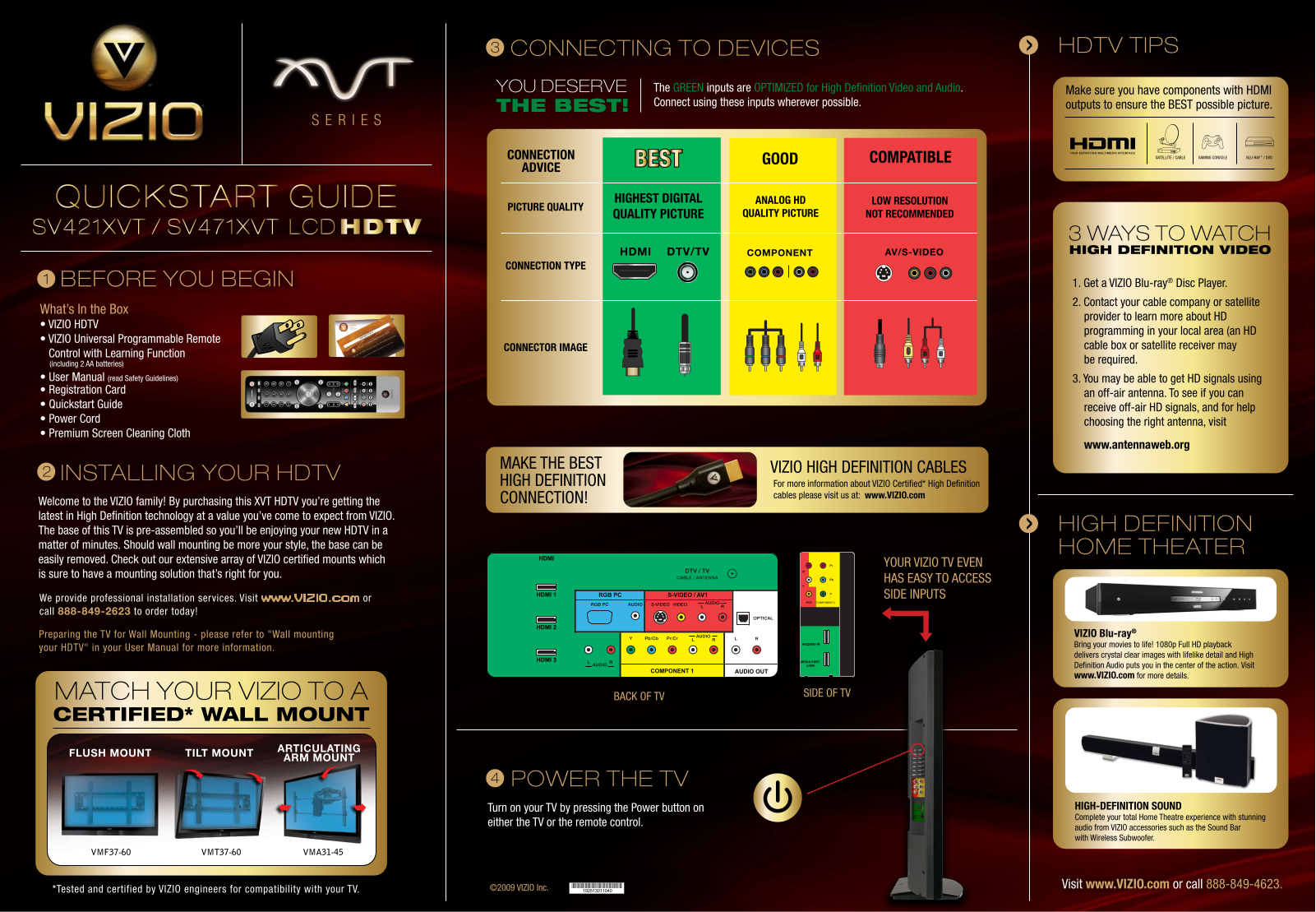 Vizio SV421XVT User Manual