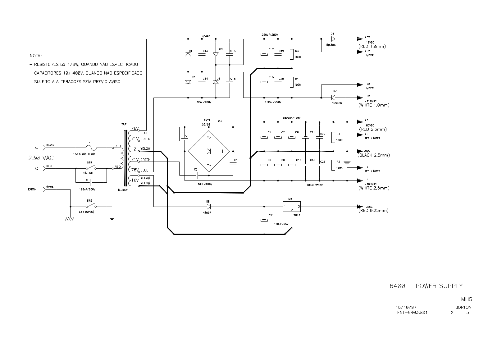 Attack 6400 Schematic