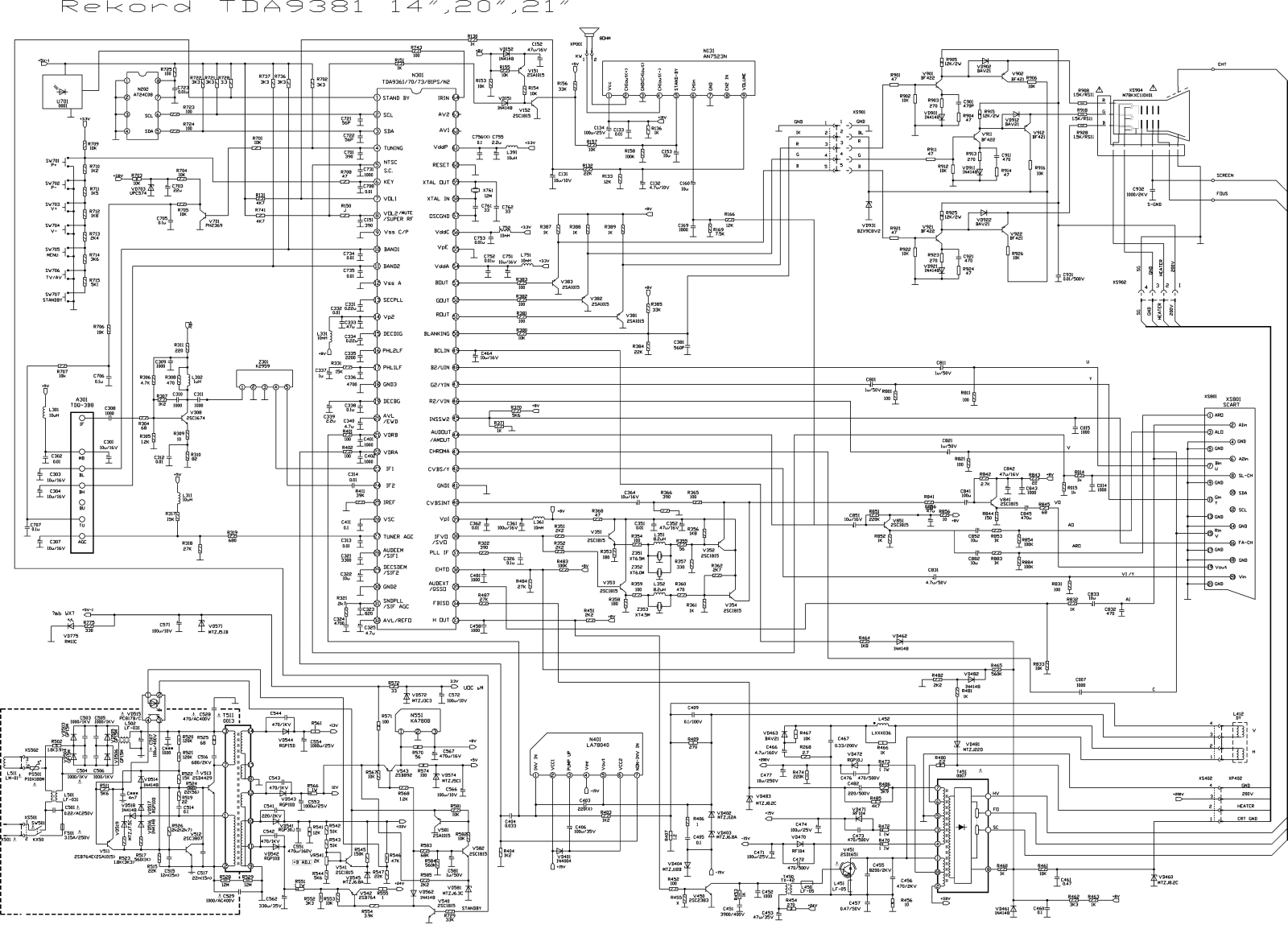 China Chassis PX20025 Schematic