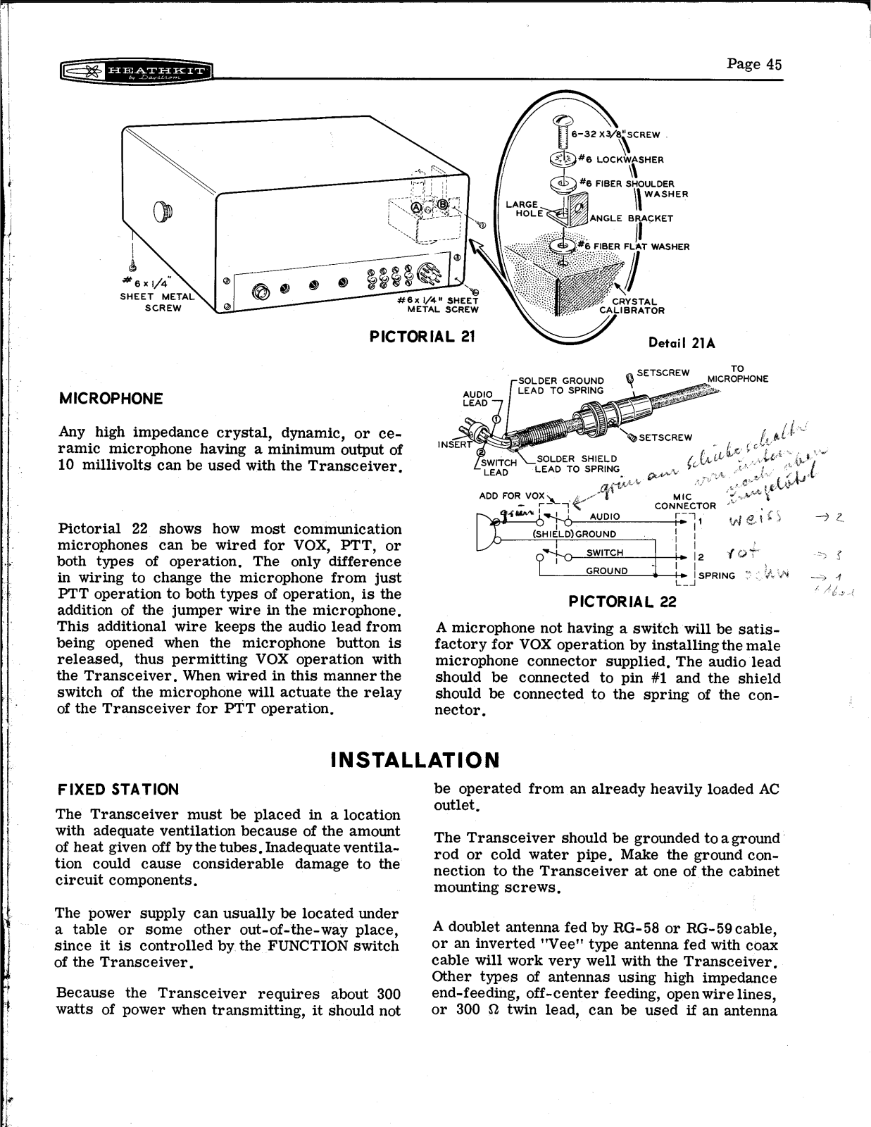 HEATHKIT HW-12a User Manual (PAGE 45)