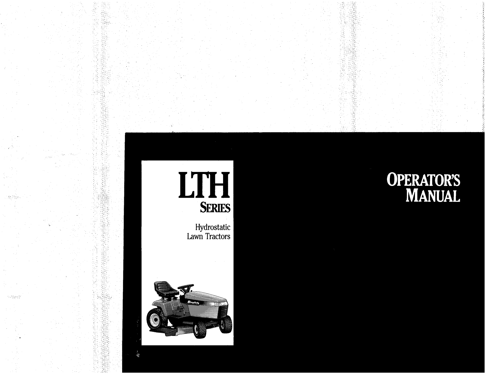 Snapper LTH User Manual