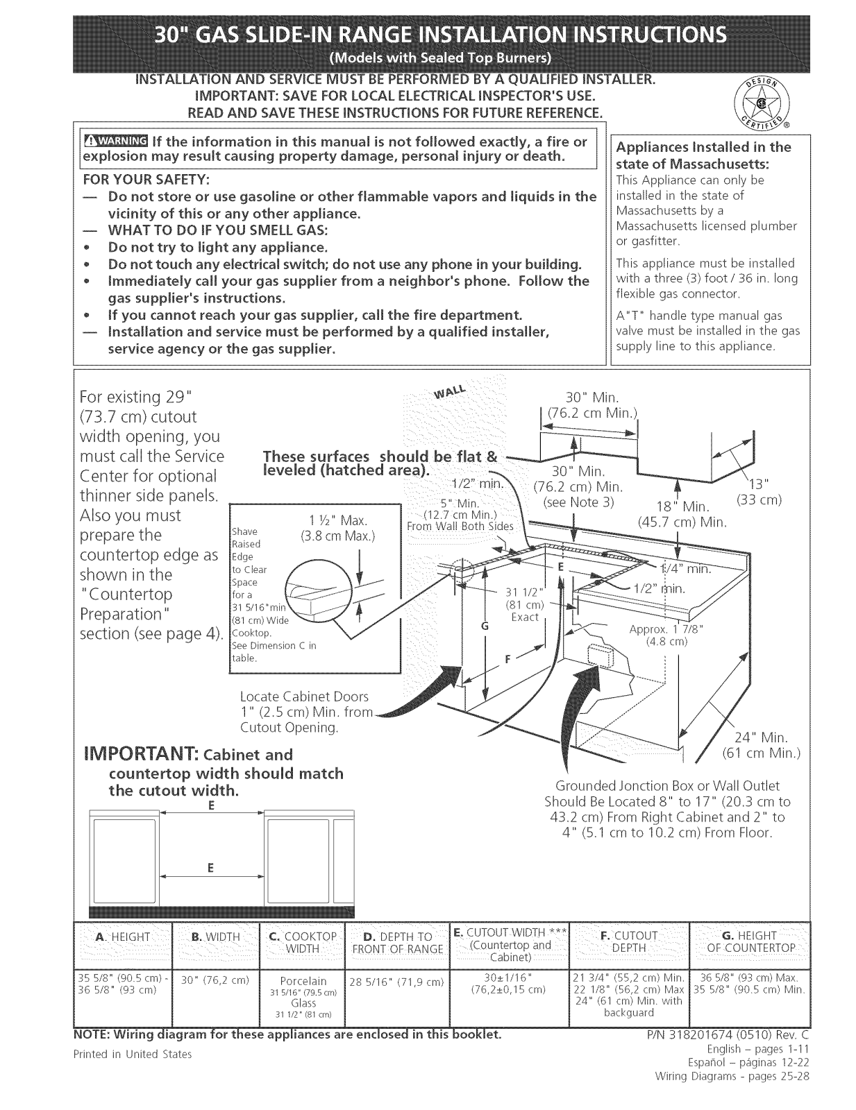 Kenmore Elite 79036712504, 79036719503, 79036719504, 79036719500, 79036713503 Installation Guide - ManualMachine.com