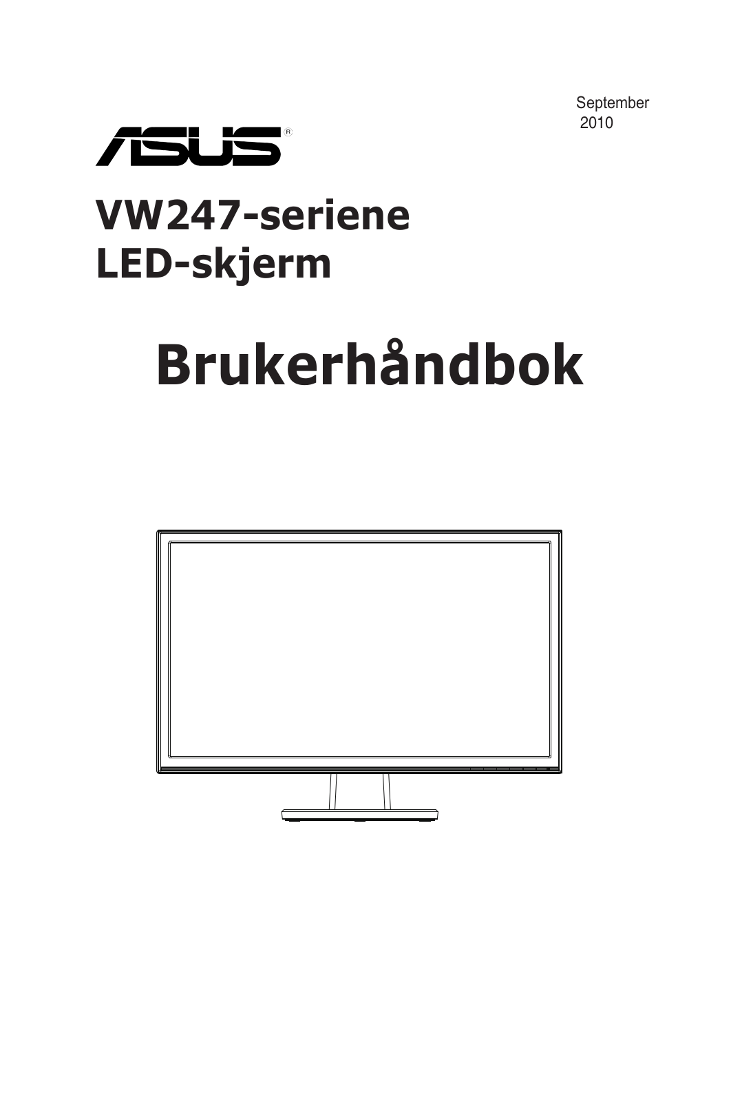 Asus VW247N, VW247D, VW247S, VW247T, VW247H User Manual