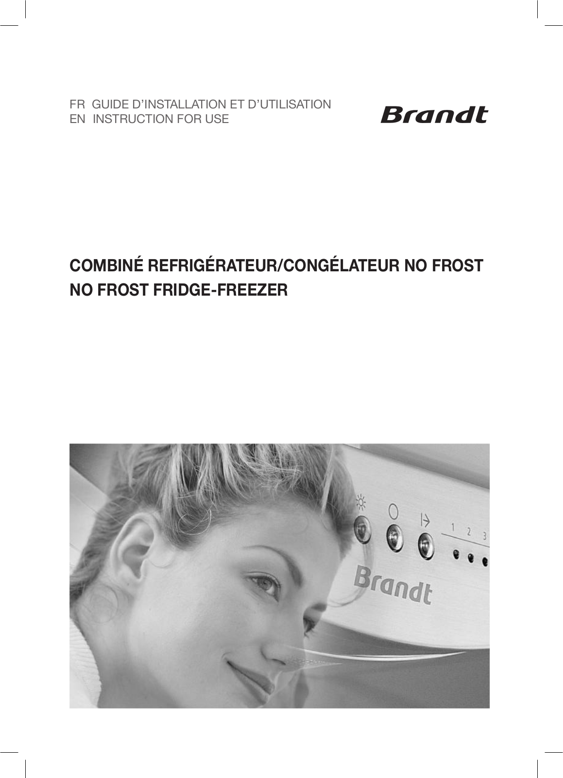 Brandt BFC3852PW User Manual