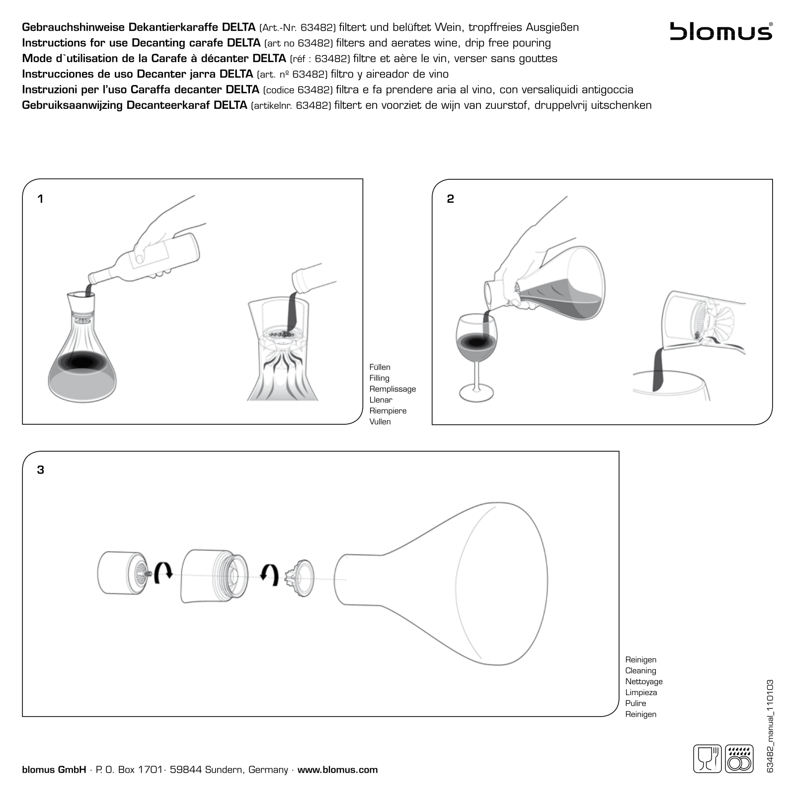 Blomus RY1919 Installation & Assembly - ManualMachine.com