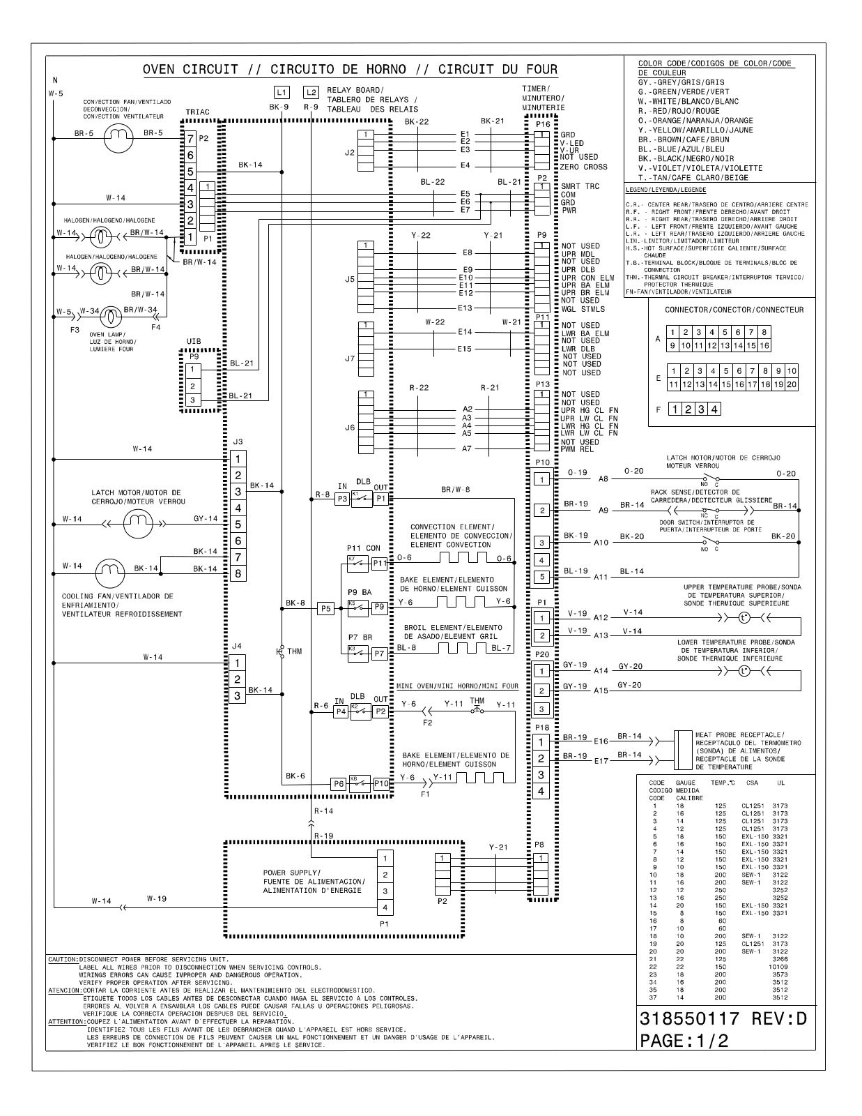 Electrolux EW30IS65JS Wiring diagram