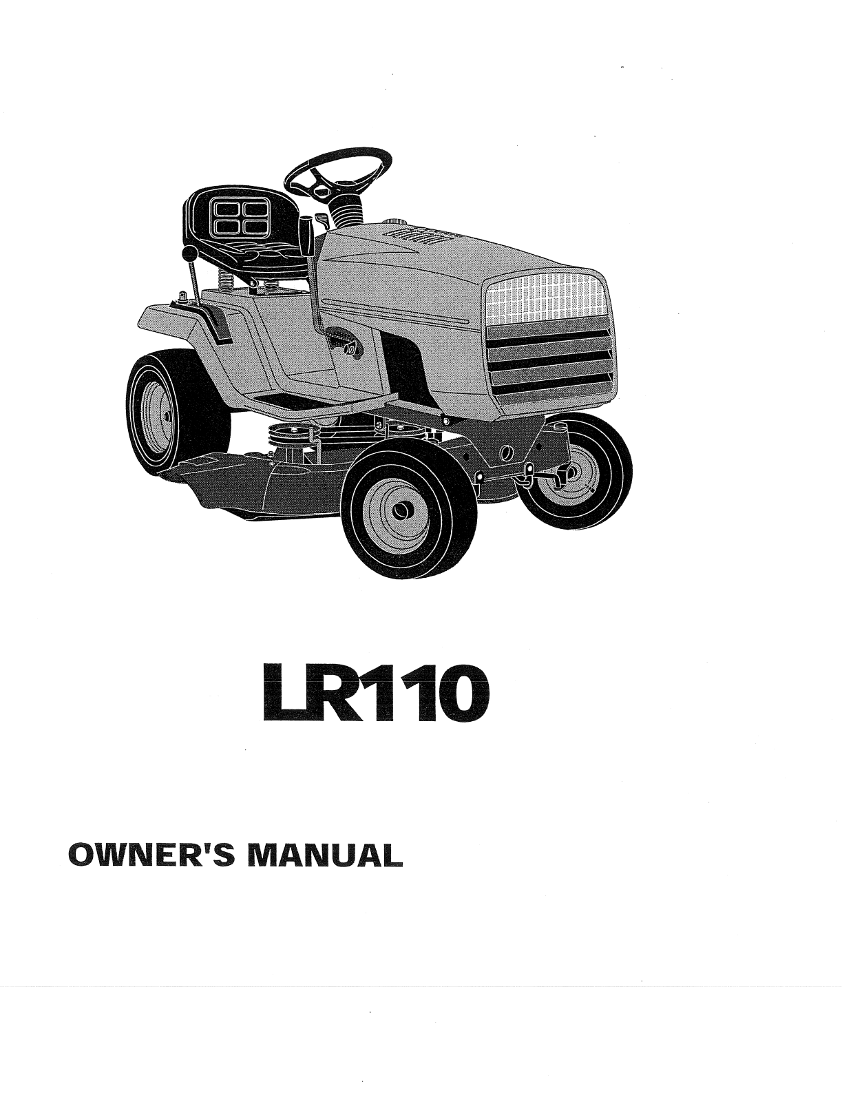 Husqvarna LR110, HN1136A Manual