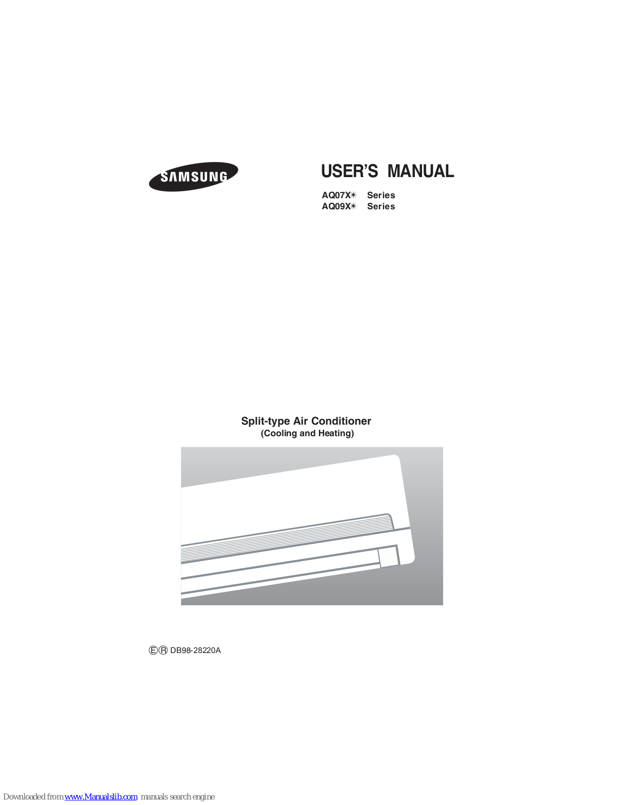 Samsung AQ07XLX, AQ09XLN, AQ09XLX, AQ07X Series, AQ09X Series User Manual