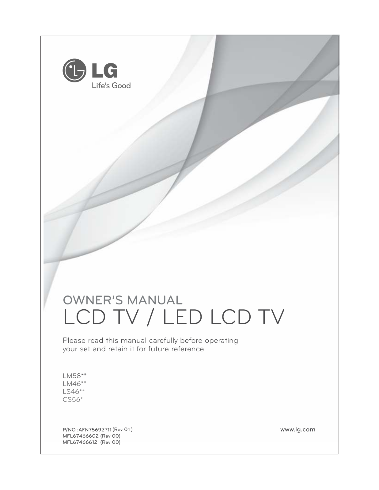 LG 32CS560 Owner’s Manual