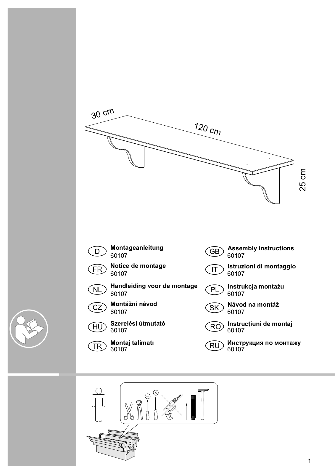 Home affaire Mexico Assembly instructions