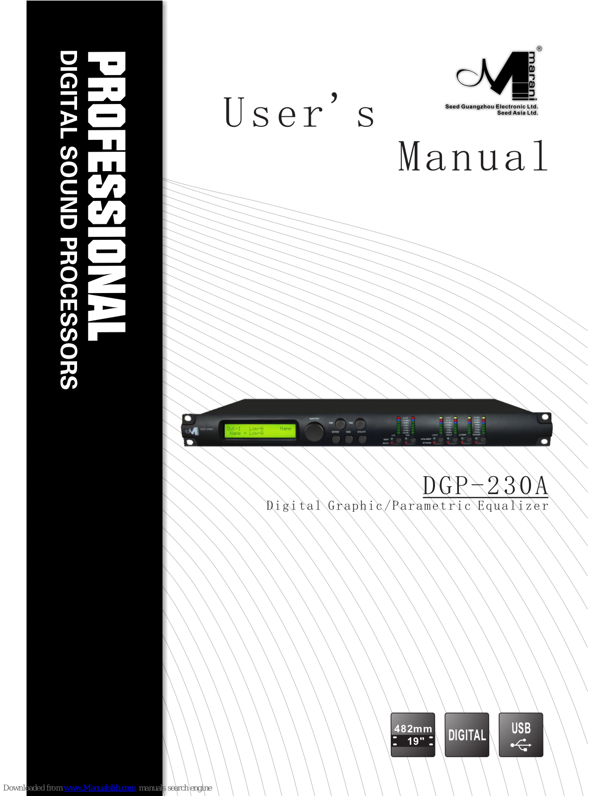 Marani DGP-230A, DPA-440A, DFP-212, DGP-231QR, DGP-215 User Manual